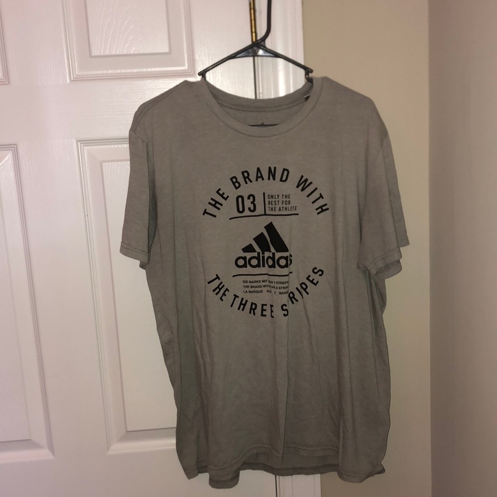 Adidas ‘The Brand With The Three Stripes’ Tee